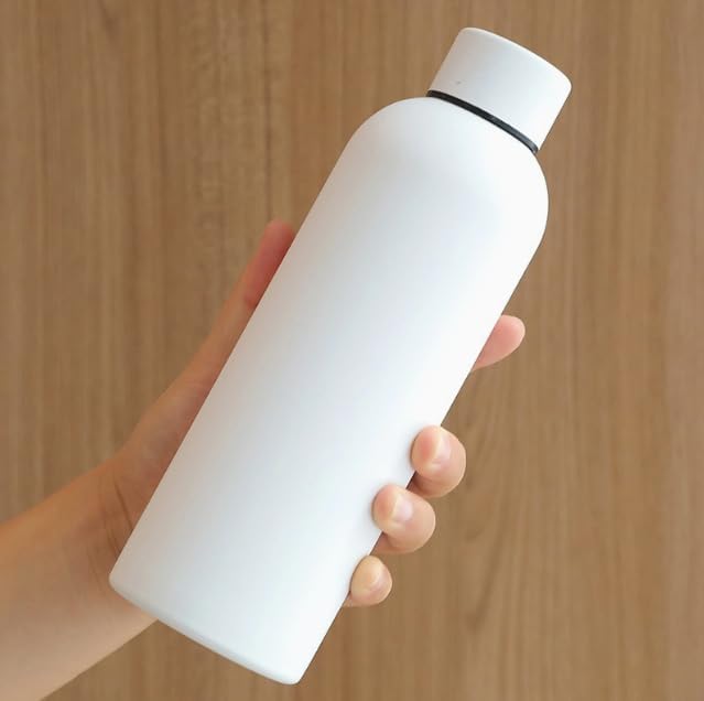 500ml Insulated Matte Finish Water Bottle | Perfect For Travel and Sports | Double Walled for Hot and Cold Drinks
