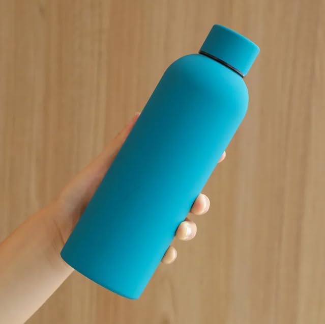 500ml Insulated Matte Finish Water Bottle | Perfect For Travel and Sports | Double Walled for Hot and Cold Drinks