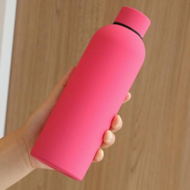 500ml Insulated Matte Finish Water Bottle | Perfect For Travel and Sports | Double Walled for Hot and Cold Drinks