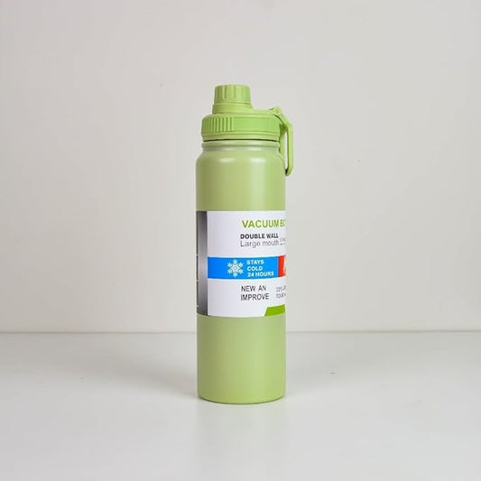 Stainless Steel Insulated Vacuum Thermos Bottle 1000 ml, Keeps Drinks Hot for 8 Hours and Cold for 24 Hours, Leakproof